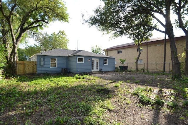 view of rear view of property