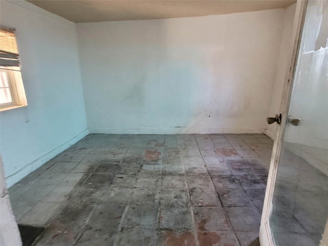 view of tiled empty room