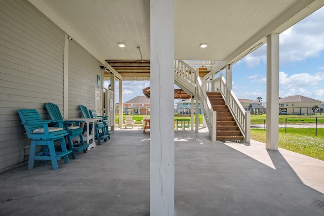 view of patio