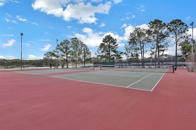 view of sport court