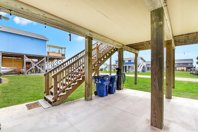 view of patio / terrace with a deck