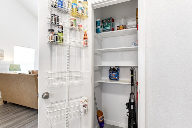 view of pantry