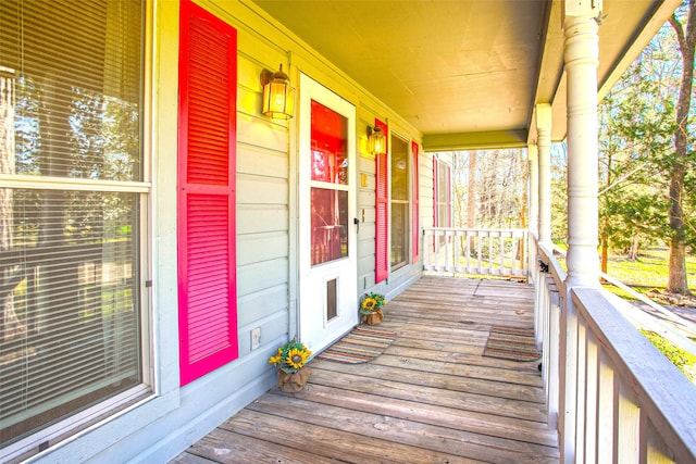 view of deck