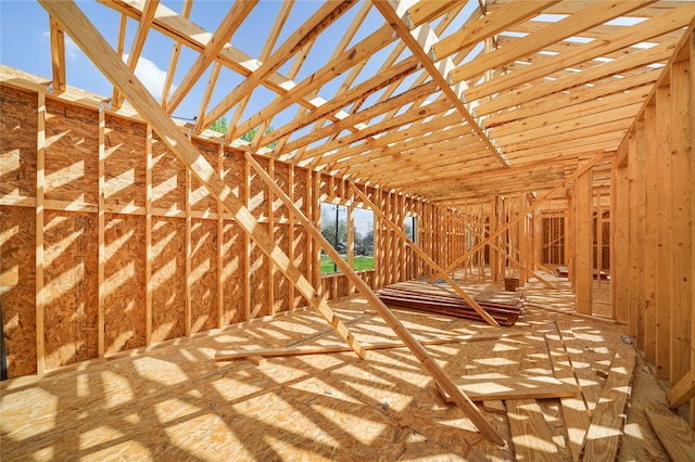 view of attic