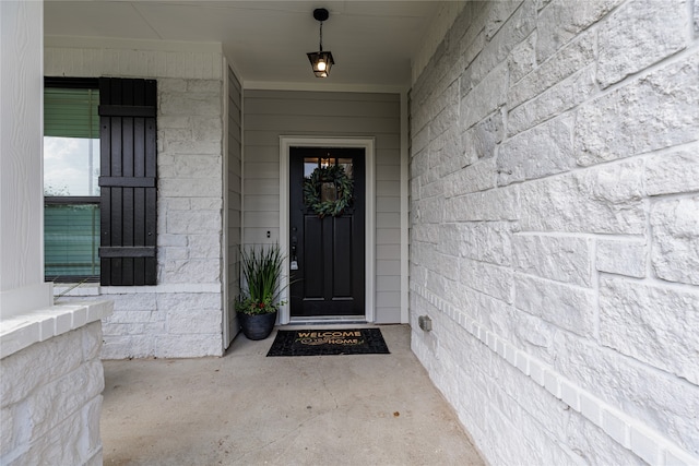 view of entrance to property