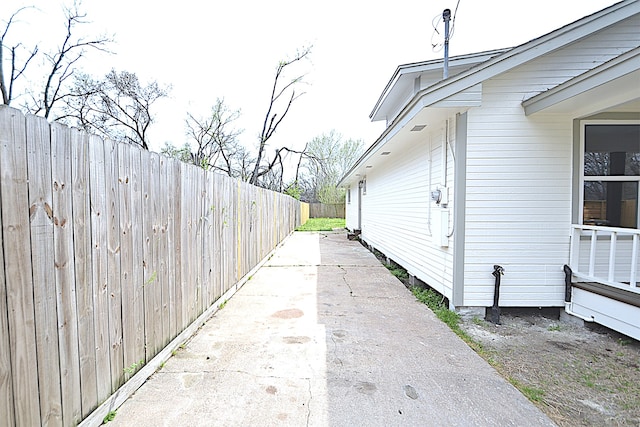 view of side of home