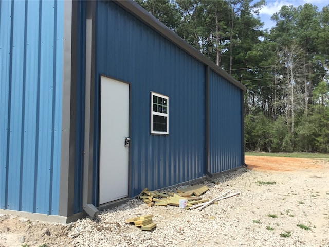 view of shed / structure