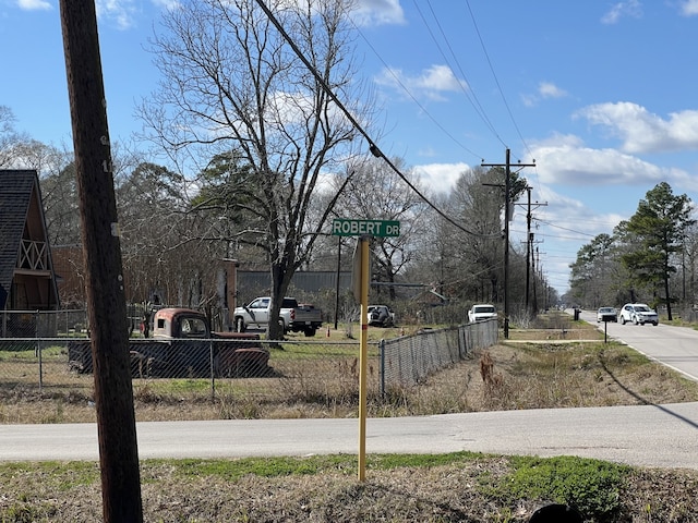 view of road