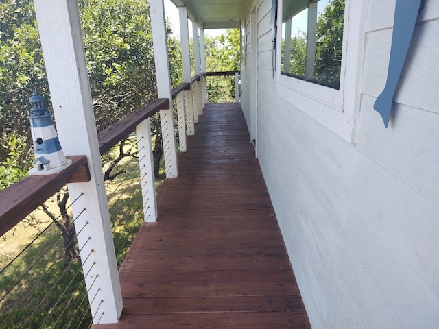 view of deck