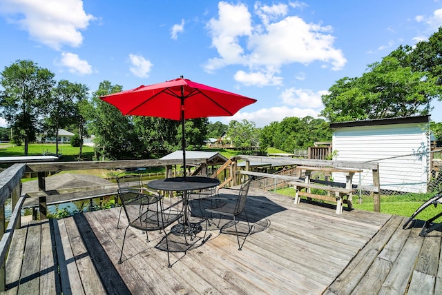 view of deck