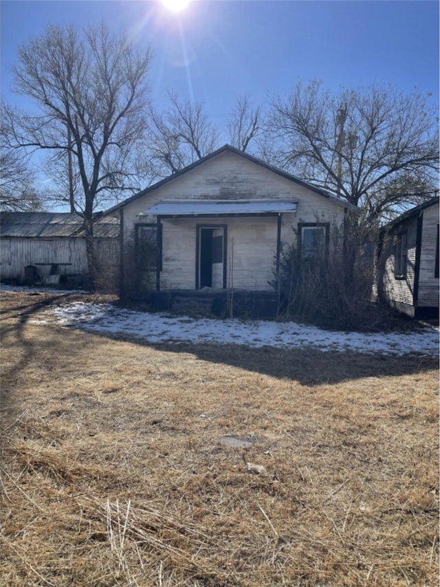 view of rear view of house