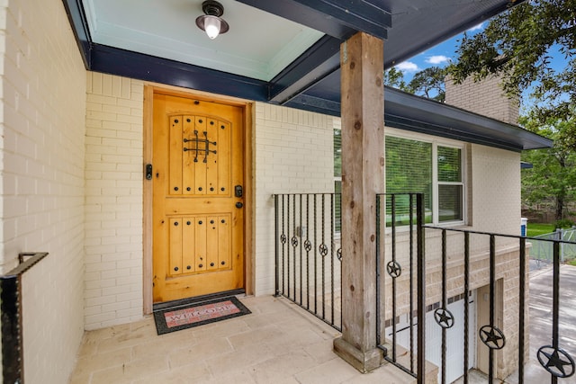 view of entrance to property