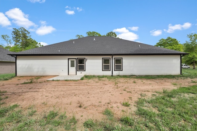 view of back of property