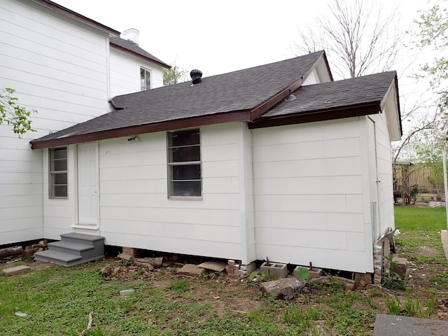 view of side of property