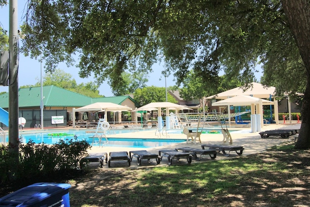 view of pool