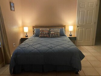 view of tiled bedroom