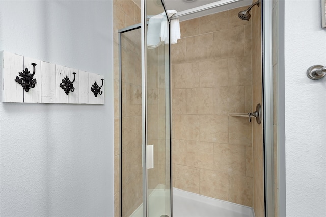 bathroom with an enclosed shower