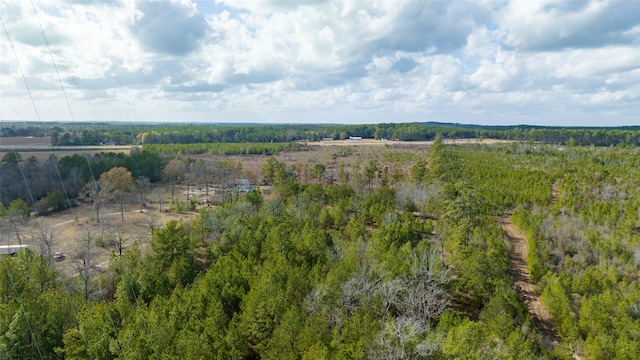 aerial view featuring a rural view