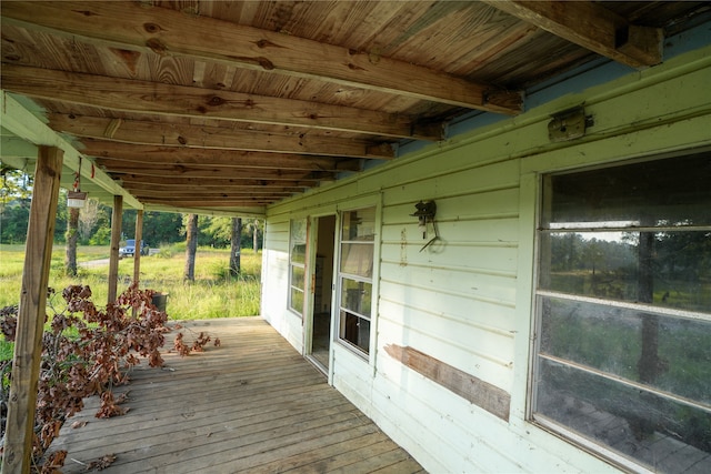 view of deck