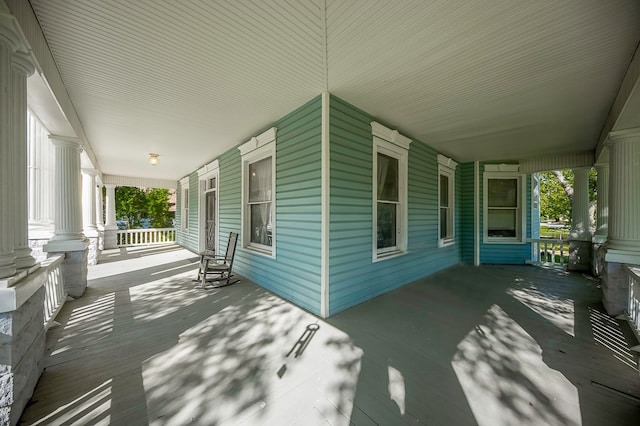 view of patio / terrace featuring a porch