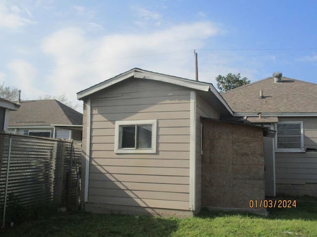 view of shed / structure