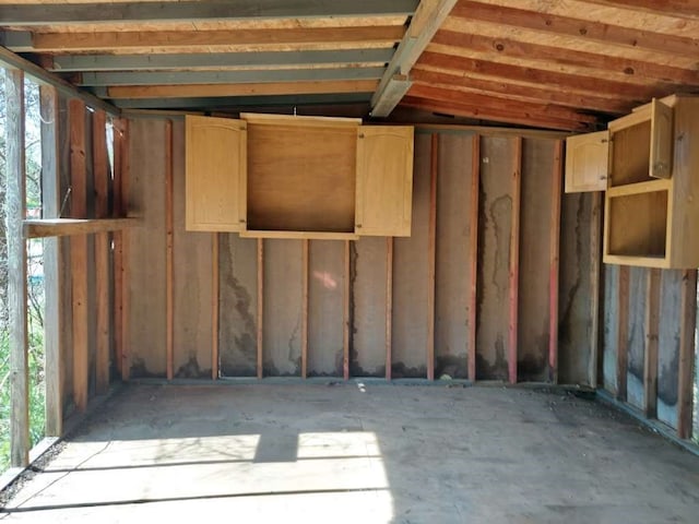 view of storage room