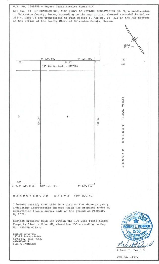 8002 Meadowbrook Dr, Hitchcock TX, 77563 land for sale