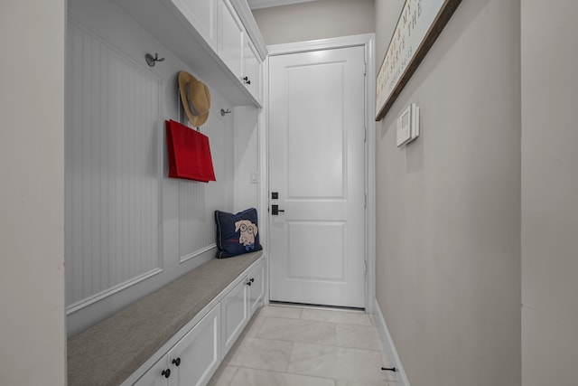 view of mudroom