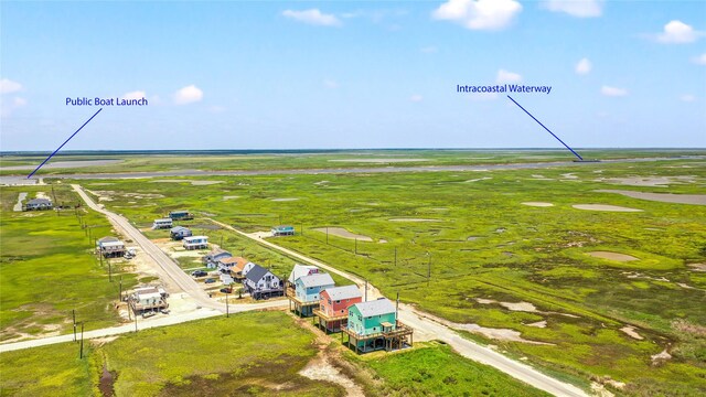 bird's eye view featuring a rural view