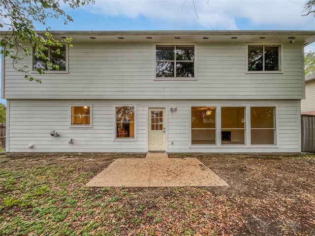 view of rear view of property