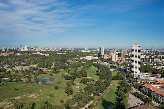 view of aerial view