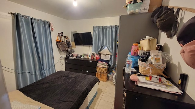 view of tiled bedroom