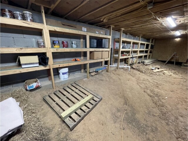 view of storage room