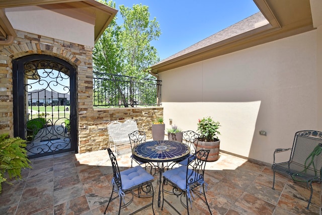 view of patio / terrace