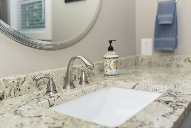 interior details featuring sink