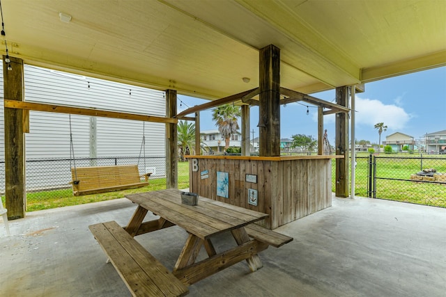 view of patio