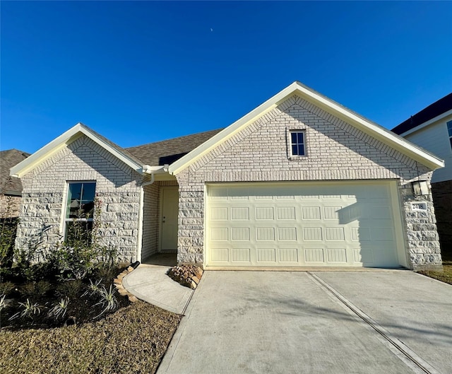 ranch-style house with a garage