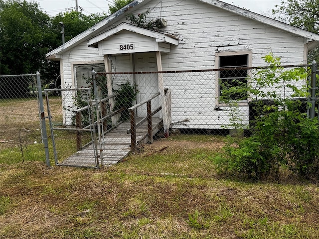 view of rear view of house