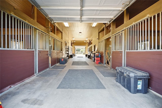 view of stable