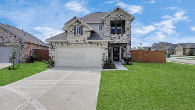 view of front of house featuring a front yard