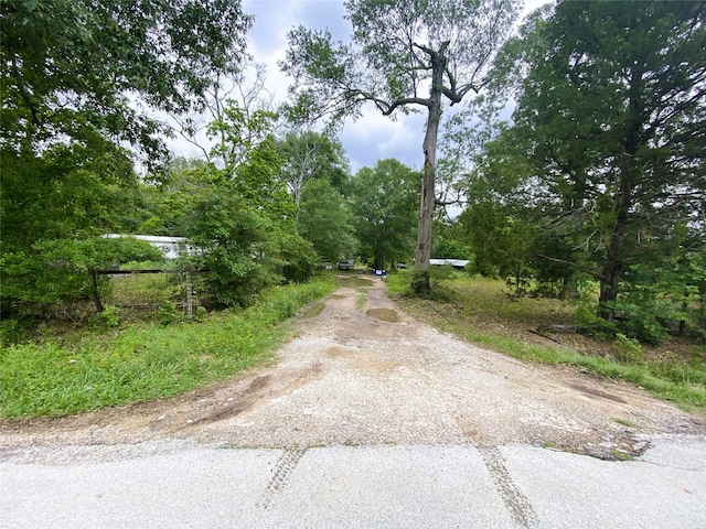 view of road