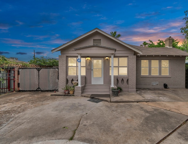 view of front of house