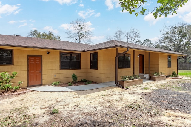 view of ranch-style house