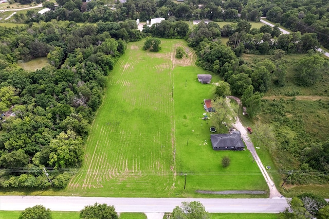 drone / aerial view featuring a rural view