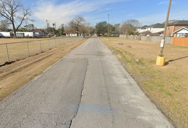 view of road