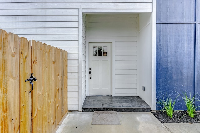 view of entrance to property