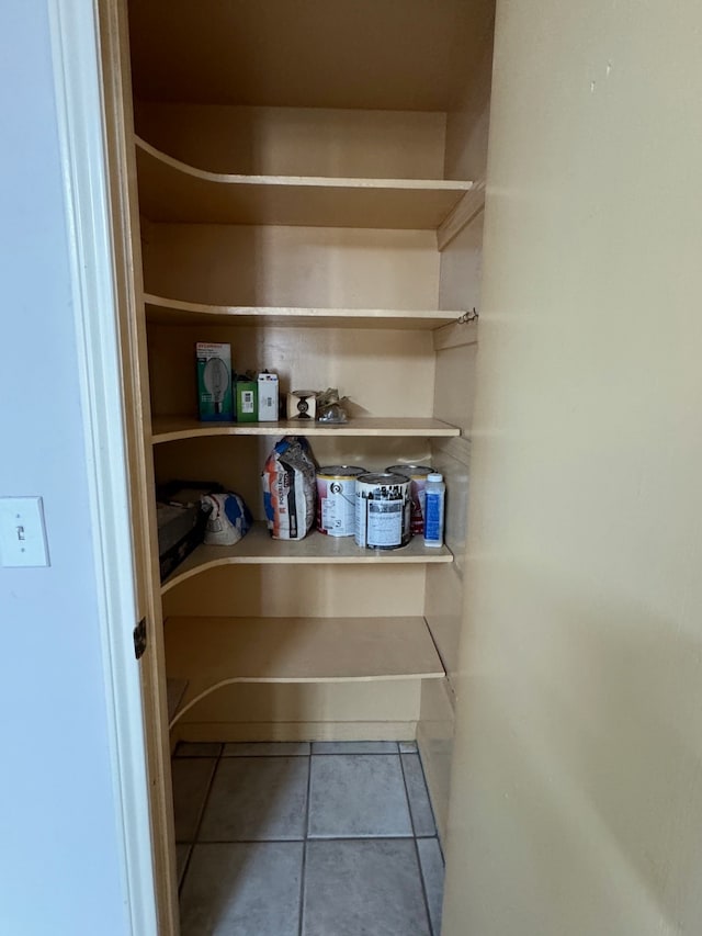 view of pantry