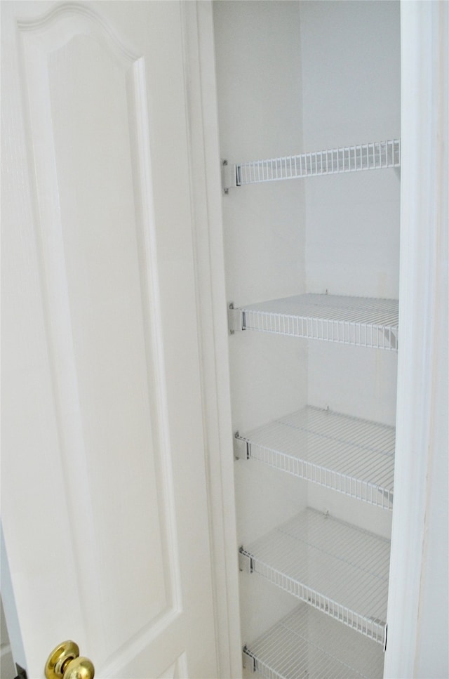 view of closet