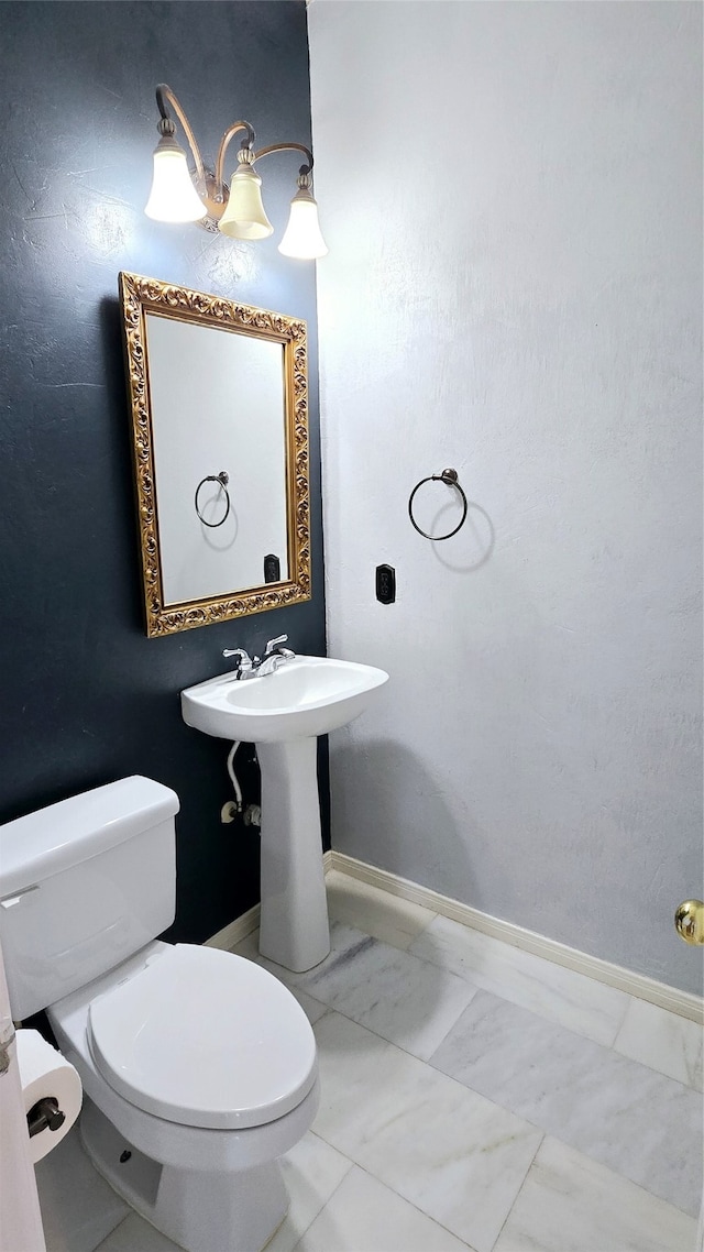 bathroom with toilet