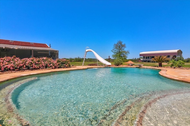 view of pool